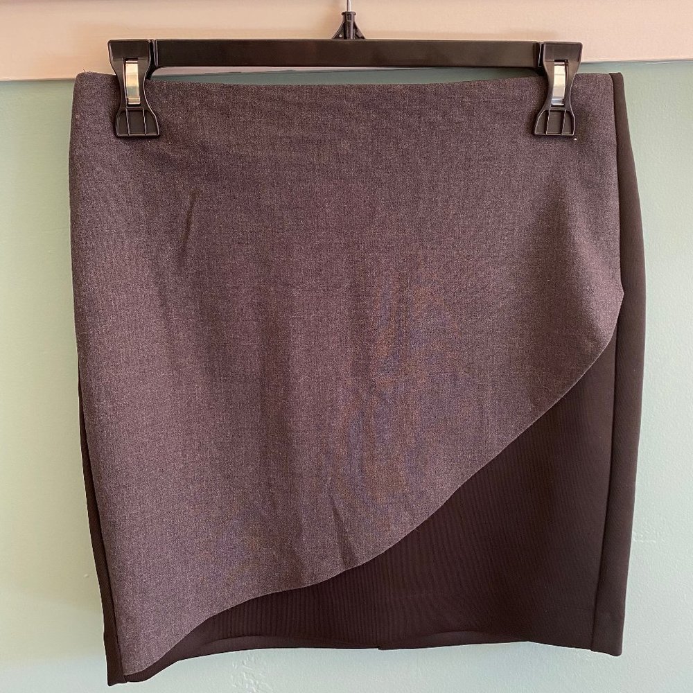 Black and Gray Mini Skirt